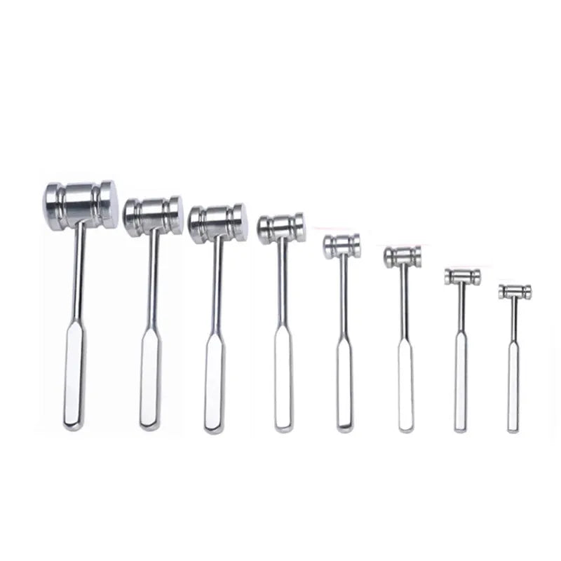 Double-Headed Veterinary Bone Hammer - Stainless Steel Professional Tool