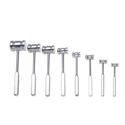 Double-Headed Veterinary Bone Hammer - Stainless Steel Professional Tool