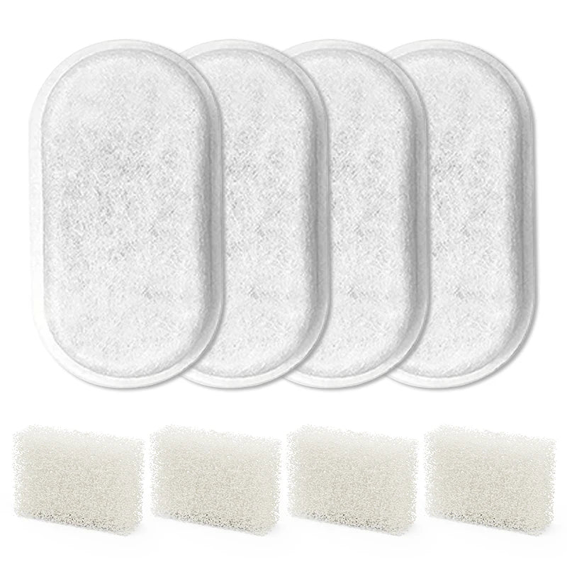 Water Fountain Replacement Filters - 2L Stainless Steel Pet Fountain Purifier