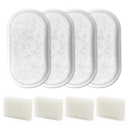 Water Fountain Replacement Filters - 2L Stainless Steel Pet Fountain Purifier