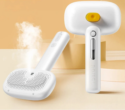 Electric Steam Spray Grooming Brush for Dogs & Cats