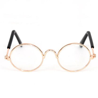 Vintage Round Pet Sunglasses for Cats & Small Dogs
