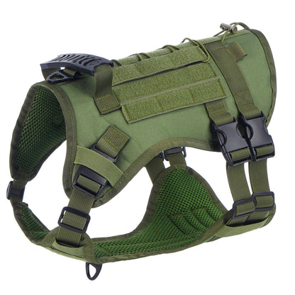 Tactical Chest Strap Dog Harness with Reinforcement Loop