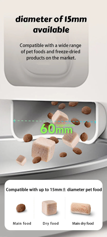 Smart Camera Pet Feeder with 1080P HD & 5G WiFi