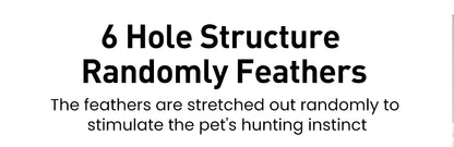 2-in-1 Automatic Cat Toy - Smart Feather & Ball Set with 5 Interactive Modes