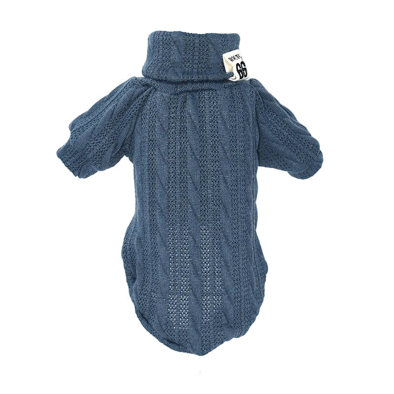 Knitted Turtleneck Dog Sweater