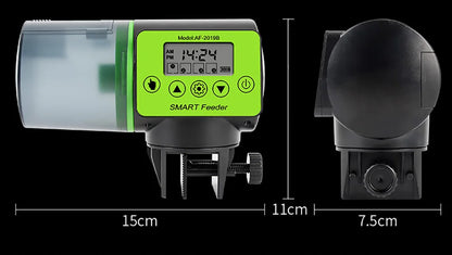 Automatic Fish Feeder - Digital Timer for Aquarium & Turtle Tank