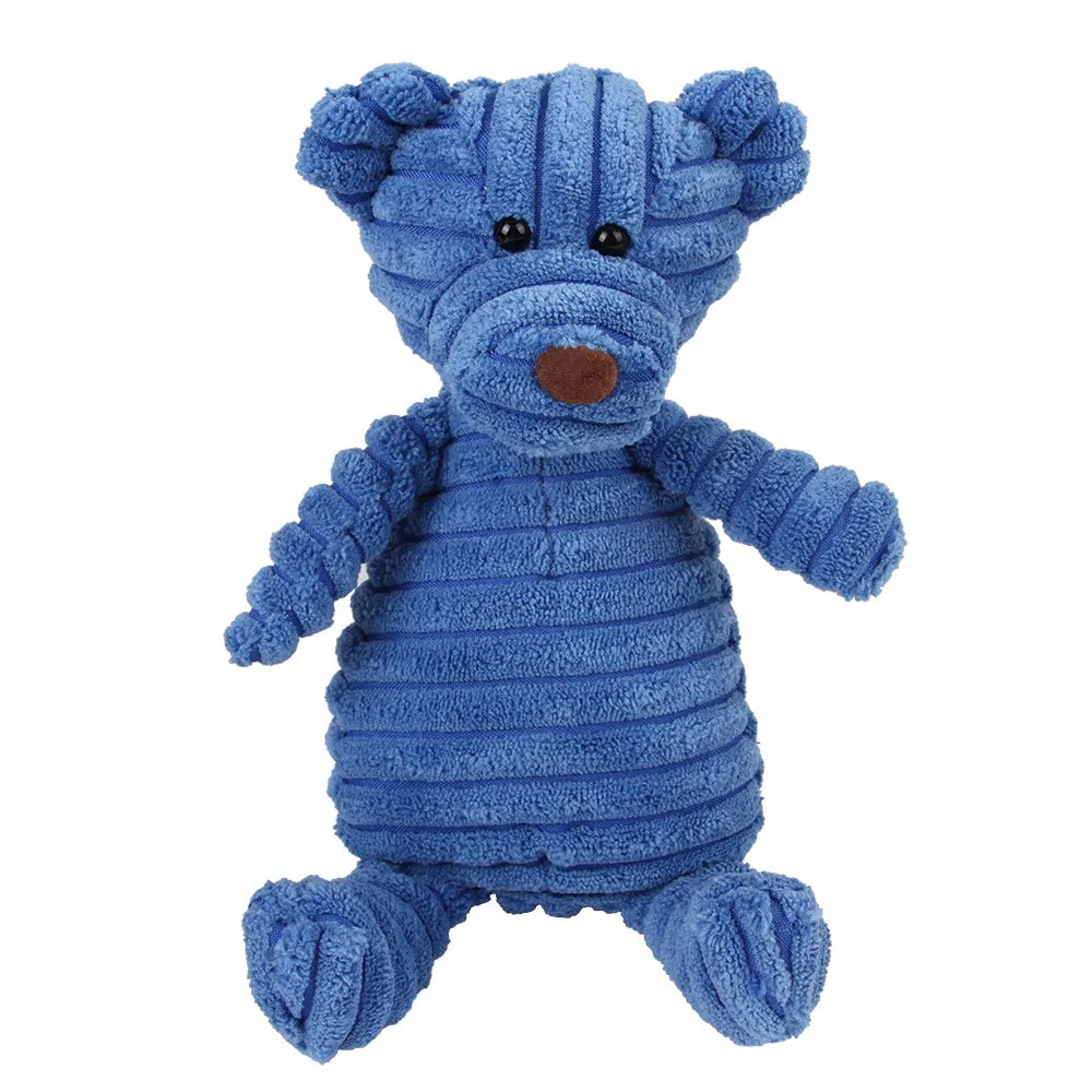 Corduroy Plush Squeaky Toy for Dogs