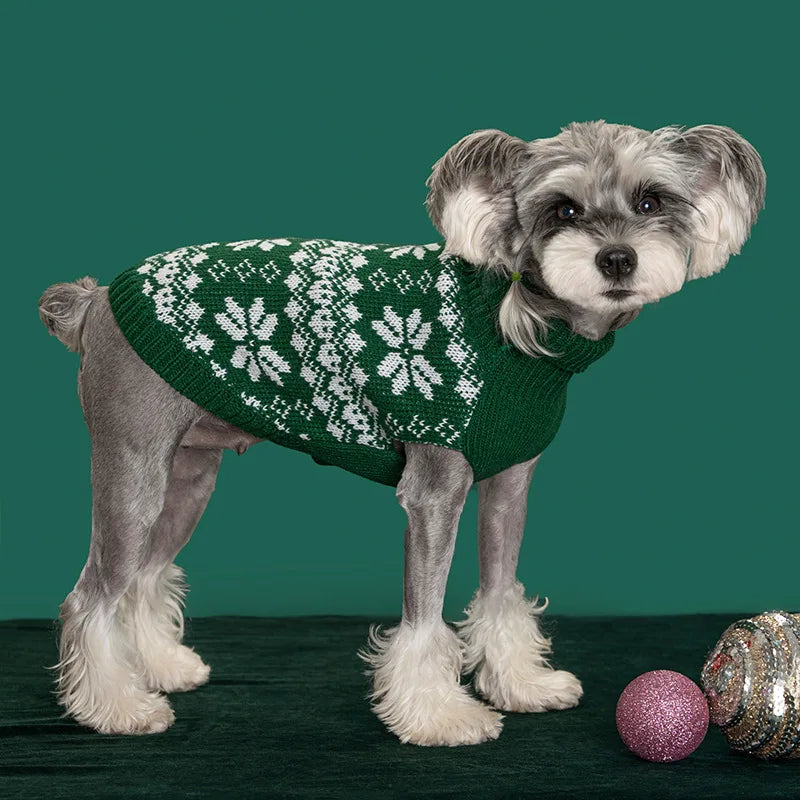 Christmas Pet Sweater, Hoodie & Scarf — Festive Warm Clothes for Dogs & Cats