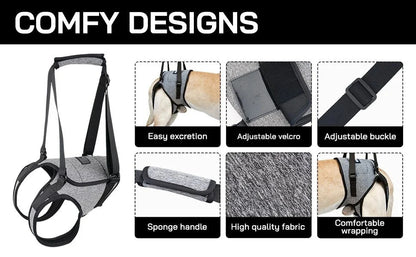 Rear Support Dog Lift Harness for Elderly, Injured & Arthritic Dogs
