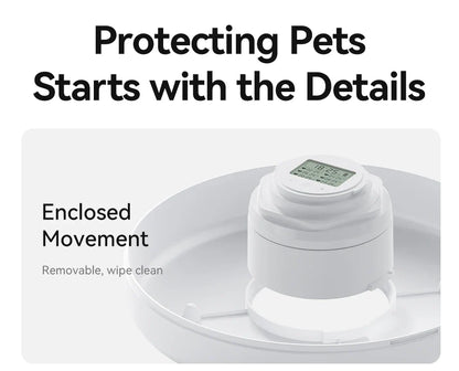 Wireless Automatic Pet Feeder with 6-Meal Capacity and Smart LED Touch Control