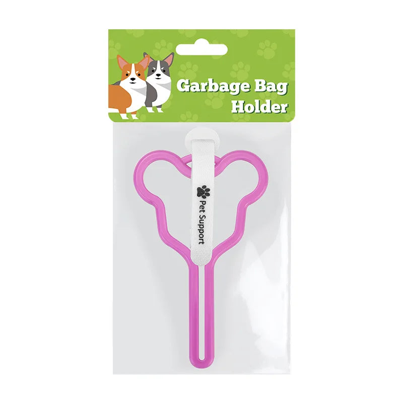 Dog Poop Bag Dispenser with Leash Clip Holder