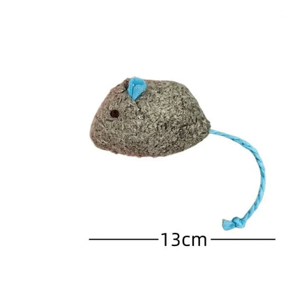 Catnip Mouse Toys with Rattle