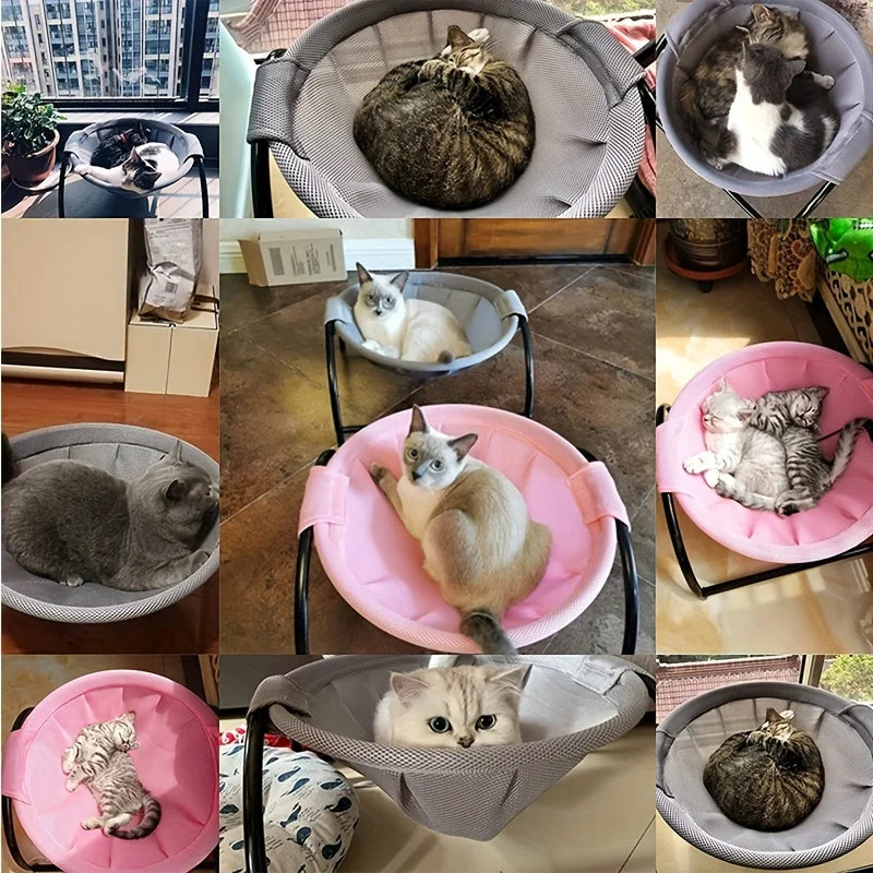 Free-Standing Cat Hammock Bed — Indoor & Outdoor Use