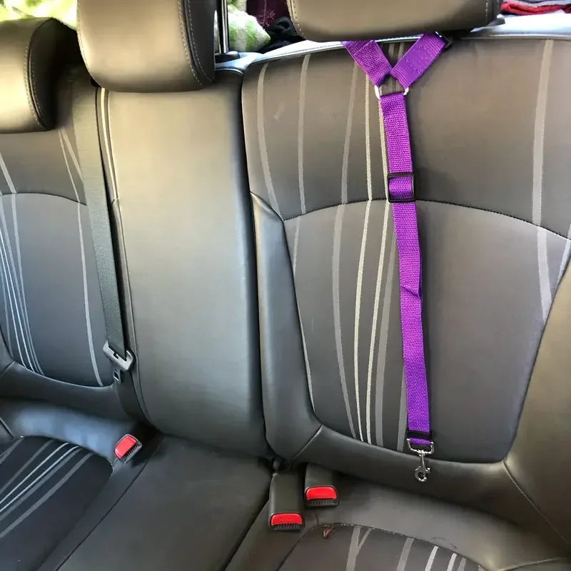 Pet Car Headrest Safety Restraint Belt for Dogs and Cats