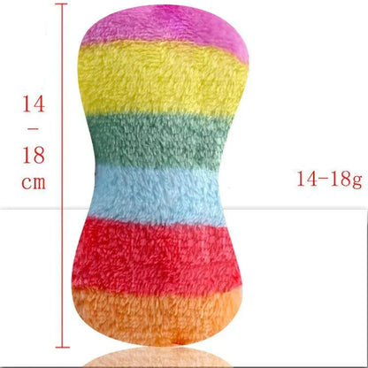 Stuffing-Free Squeaky Dog Toy with Crinkle