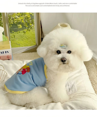 2-in-1 Cooling Slip Dress & Vest for Small Dogs & Cats | Breathable Summer Princess Skirt for Chihuahuas & Puppies