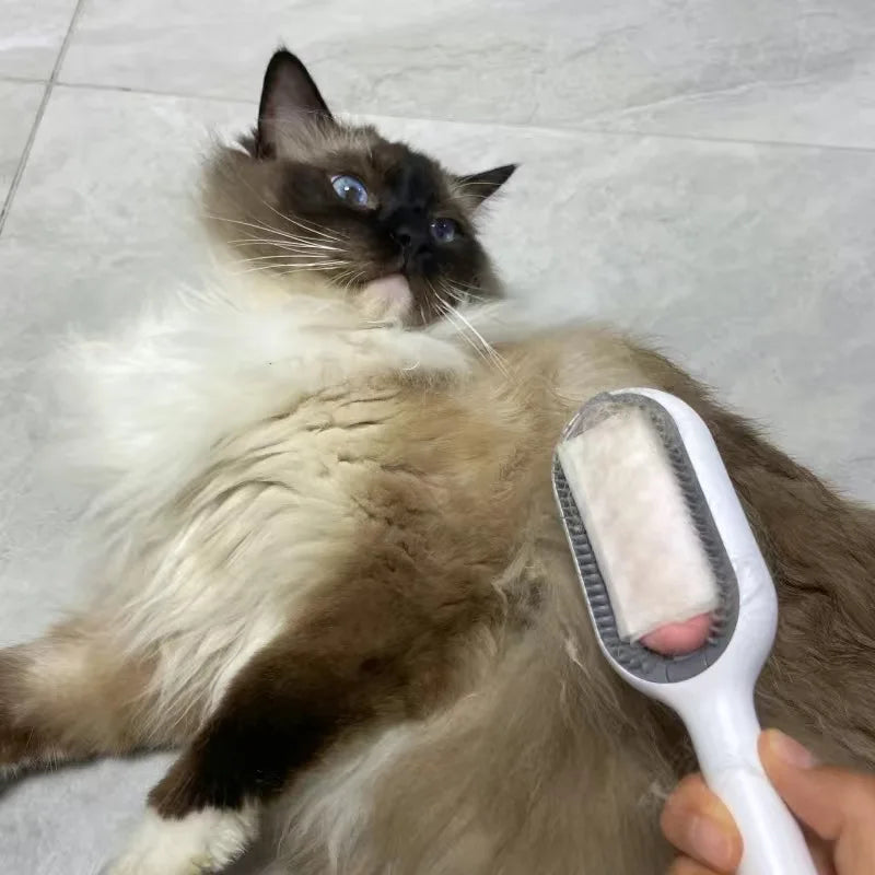Double-Sided Pet Hair Removal Brush