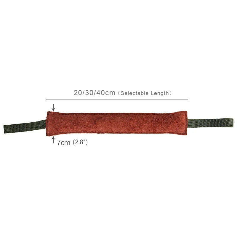 Leather Dog Training Bite & Tug Toy