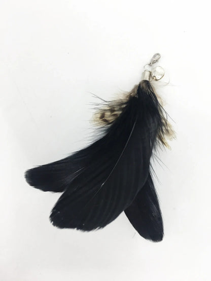 Hands-Free Suction Cup Cat Toy - Interactive Feather Wand Set