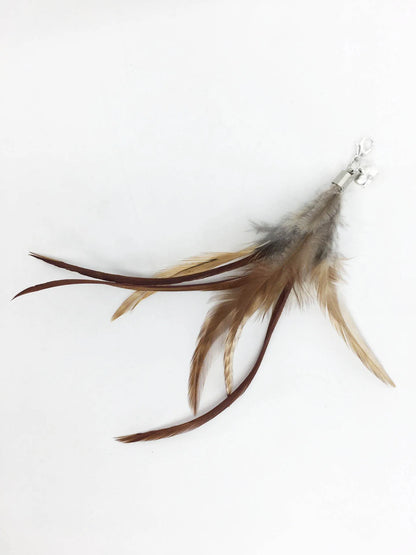 Hands-Free Suction Cup Cat Toy - Interactive Feather Wand Set