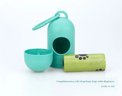 Dog Poop Bag Dispenser with Waste Bags - Convenient Holder for Dog Walks