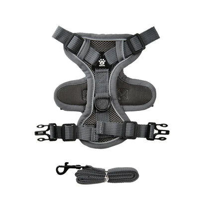 Escape-Proof Reflective Cat Harness & Leash Set — Breathable Vest for Outdoor Walking