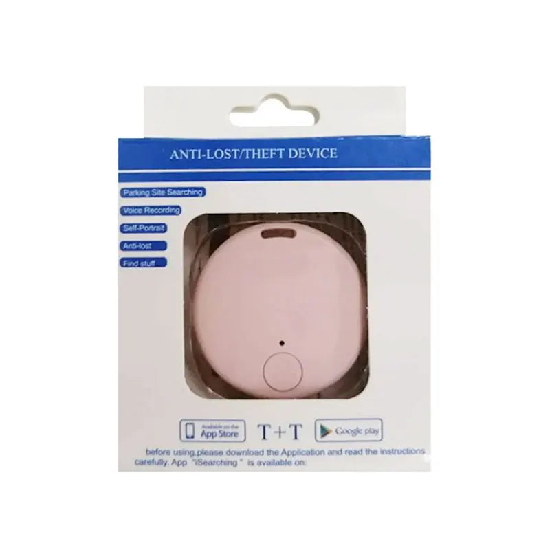 Wireless Smart Tracker & Anti-Loss Keychain Finder for Pets, Keys & Wallets