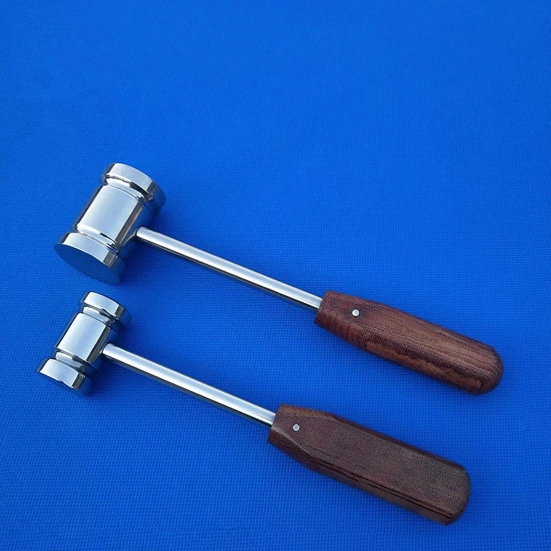 Double-Headed Veterinary Bone Hammer - Stainless Steel Professional Tool