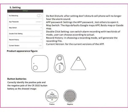 Bluetooth Anti-Lost Tracker Tags for Pets, Keys & Bags — Single to 5-Pack