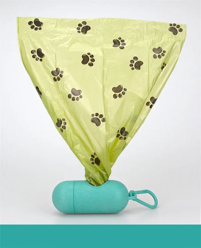 Dog Poop Bag Dispenser with Waste Bags - Convenient Holder for Dog Walks