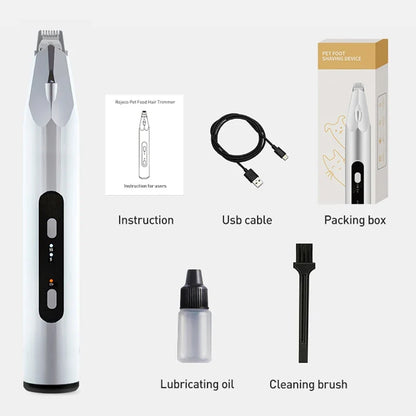 Professional Pet Hair Trimmer - Electric Dog Grooming Clippers