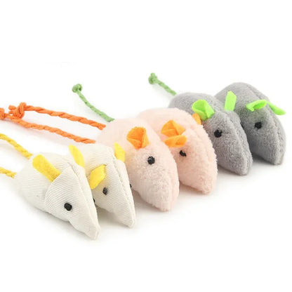 Plush Catnip Mouse Toy for Cats