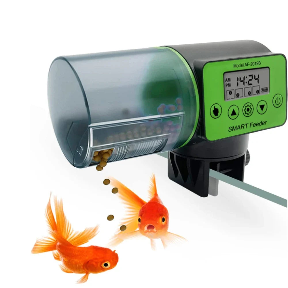 Large Capacity Intelligent Timed Automatic Fish Tank Feeder