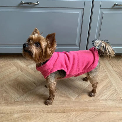 Fleece Vest Jacket for Small Dogs & Cats | Warm Winter Coat for Chihuahuas & French Bulldogs
