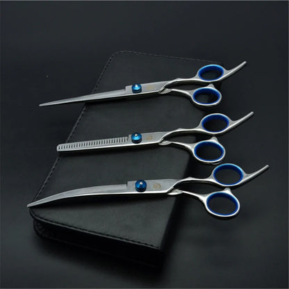 Professional Dog Grooming Scissors Set - 6" & 7" Stainless Steel