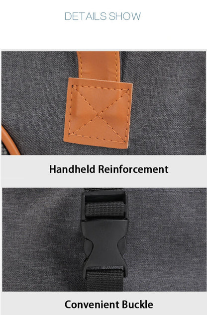 Anti-Collapse Pet Carrier Handbag with Storage Pockets