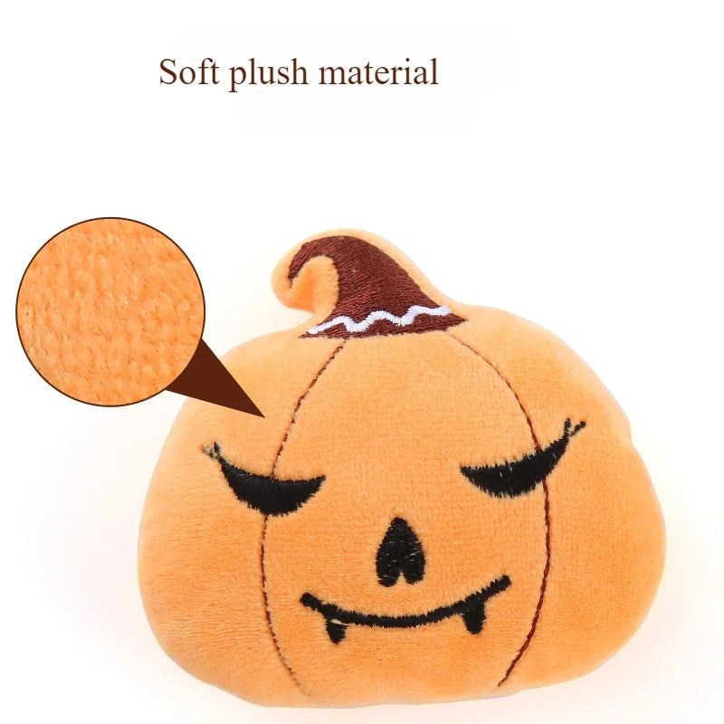 Halloween Cat Catnip Toy - Bat & Spider Shaped Interactive Teething Toy