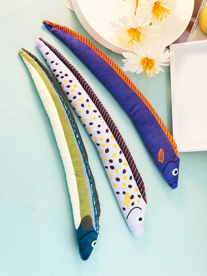 Eel-Shaped Catnip Toy