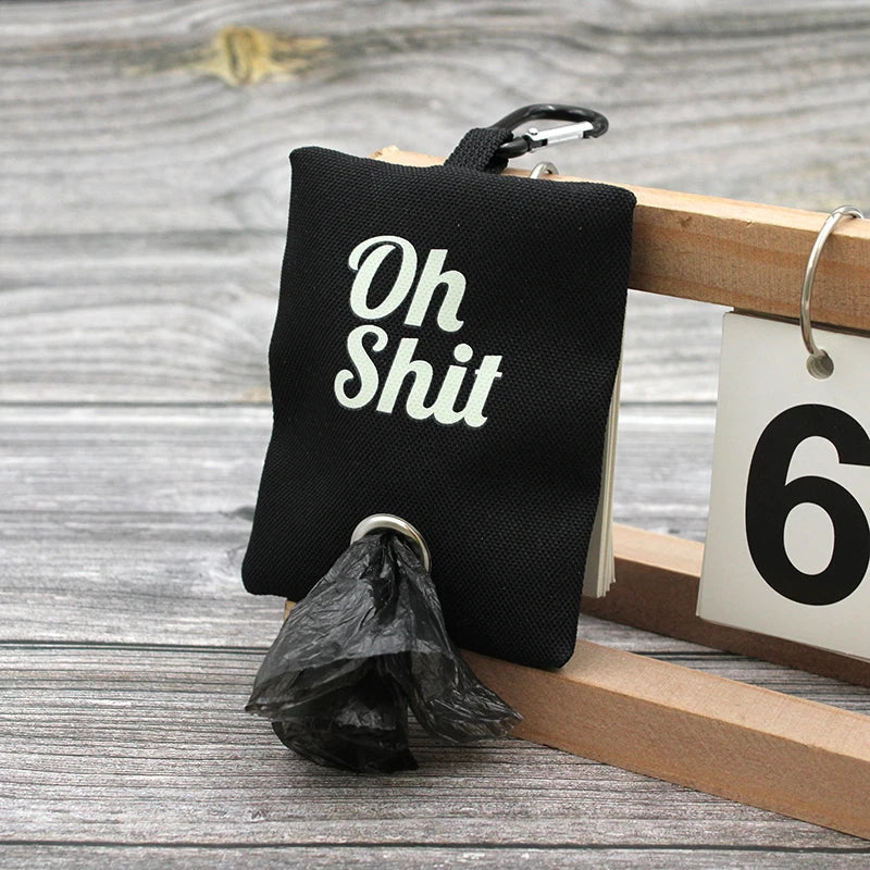 Canvas Dog Poop Bag Dispenser