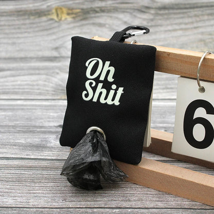 Canvas Dog Poop Bag Dispenser