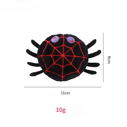 Halloween Cat Catnip Toy - Bat & Spider Shaped Interactive Teething Toy
