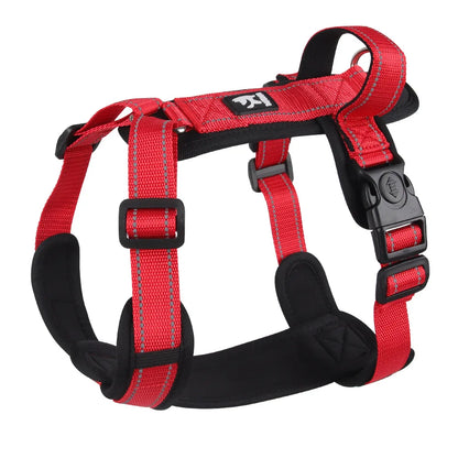 No-Pull Padded Vest Harness with Reflective Straps for Small & Medium Dogs
