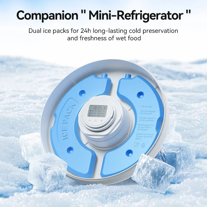 Wireless Automatic Pet Feeder with 6-Meal Capacity and Smart LED Touch Control