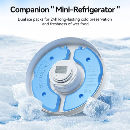 Wireless Automatic Pet Feeder with 6-Meal Capacity and Smart LED Touch Control