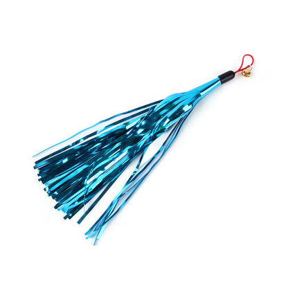Feather Wand Cat Toy with Bell & Worm String - Interactive Teaser Set