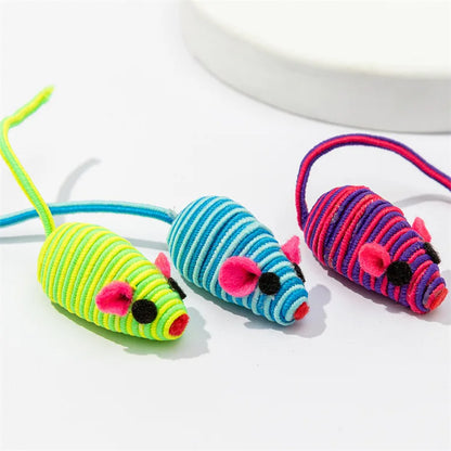 Catnip Mouse Toys with Rattle