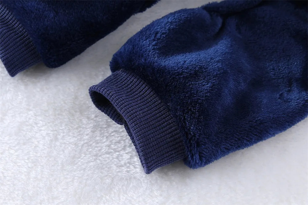 Soft Fleece Jumpsuit with Leash Ring for Small, Medium & Large Dogs & Cats