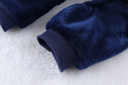 Soft Fleece Jumpsuit with Leash Ring for Small, Medium & Large Dogs & Cats