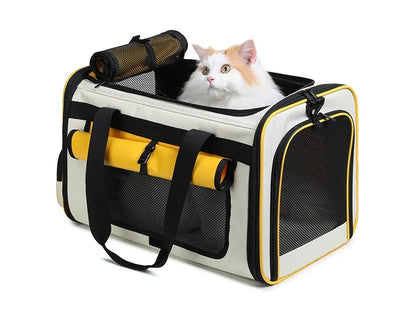 Airline Approved Collapsible Soft-Sided Pet Carrier — Travel Cat & Dog Carrying Case